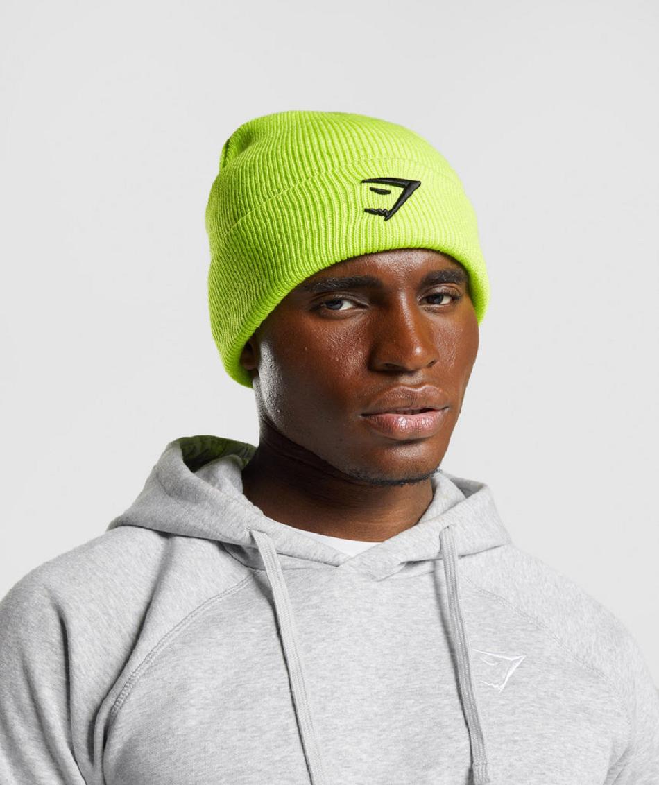 Gymshark Sharkhead Beanie Accessories Šeširi Zelene | HR 2096ILH